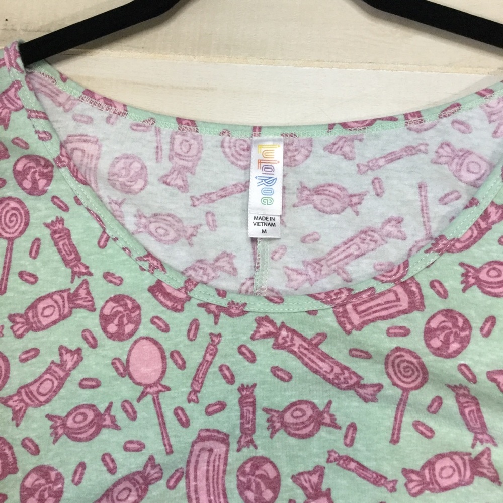 Lularoe Perfect Tee With Candy Pattern - image 6